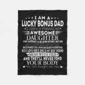 Lucky Bonus Vater T-Shirt von den Phantastischen T Fleecedecke (Vorderseite)