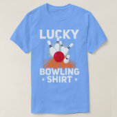 Lucky Bowling Bowling Team Bowling Bowler T T-Shirt (Design vorne)