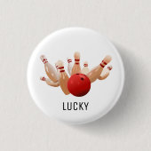 Lucky Bowling Button (Vorderseite)