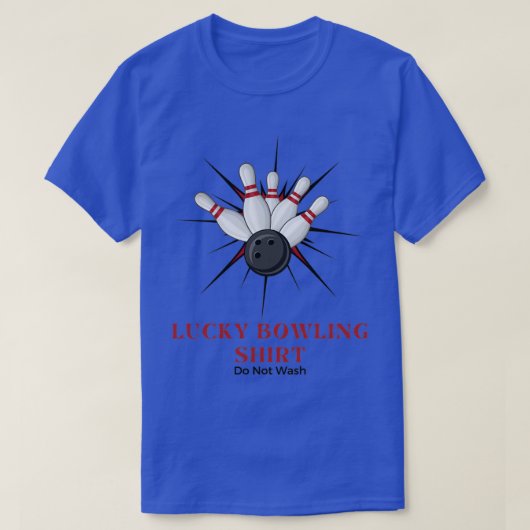 Lucky Bowling Shirt nicht waschen 11 (Design vorne)