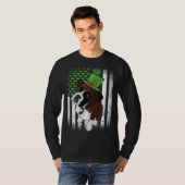 Lucky Boxer Dog St Patrick s Day T-Shirt (Vorne ganz)