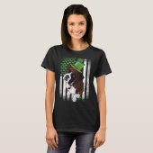 Lucky Boxer Dog St Patrick's Day T-Shirt (Vorne ganz)