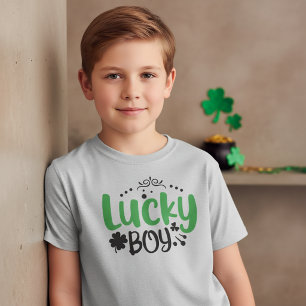 Lucky Boy St. Patrick T-Shirt für Kinder