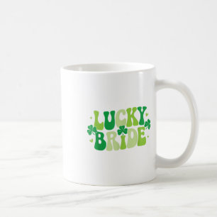 Lucky Bride Groom Paare Matching Wedding St Patr Kaffeetasse