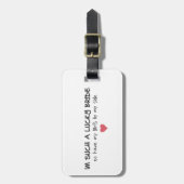 Lucky Bride Tags Gepäckanhänger (Vorderseite vertikal)