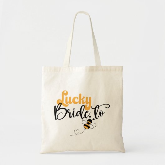 Lucky Bride to Bee Tote Bag Tragetasche (Vorne)