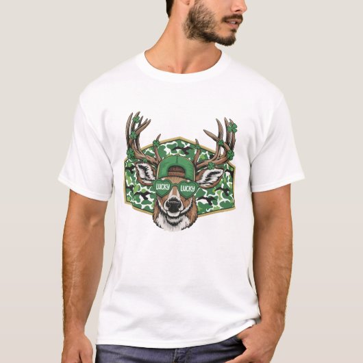 Lucky Buck Camo T-Shirt (Vorderseite)