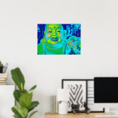 "Lucky Buddha Poster" Poster (Heimbüro)