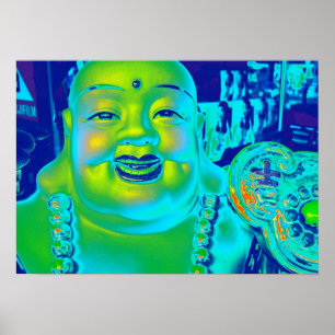 "Lucky Buddha Poster" Poster