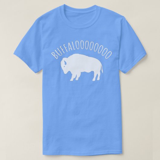Lucky Buffalo Buffalooo Bison Nature Wildlife Desi T-Shirt (Design vorne)