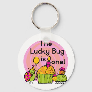 Lucky Bug Cupcake 1. Geburtstagstorte und Geschenk Schlüsselanhänger