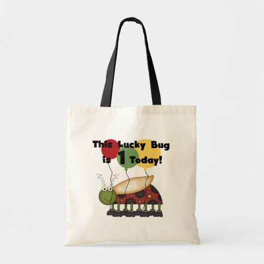 Lucky Bug ist ein Geburtstagsgeschenk Tragetasche (Vorne)