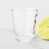 Lucky Bulldog Schnapsglas (Links)