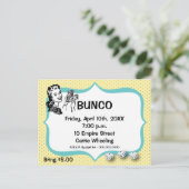 Lucky Bunco Player Postcard von Artinspiriert Einladungspostkarte (Stehend Vorderseite)