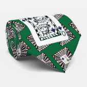 Lucky Card ~ Queen of Spades Krawatte (Gerollt)