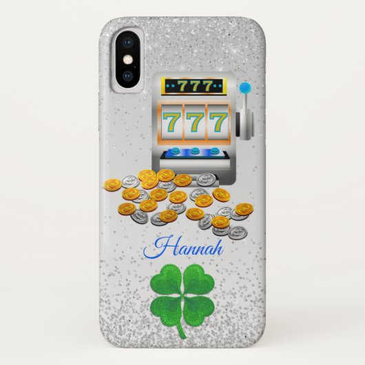 Lucky Casino Personalisiert Case-Mate iPhone Hülle (Rückseite)