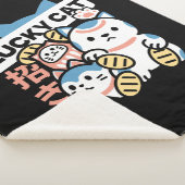 Lucky Cat Art – Maneki Neko with Gold Coin Sherpadecke (3/4)