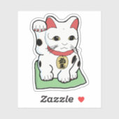 Lucky Cat Aufkleber (Blatt)