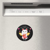 Lucky Cat Cupid Magnet (In Situ (Geschirrspüler))