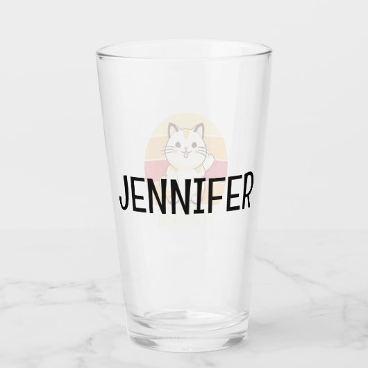 Lucky Cat Glas (Rückseite)