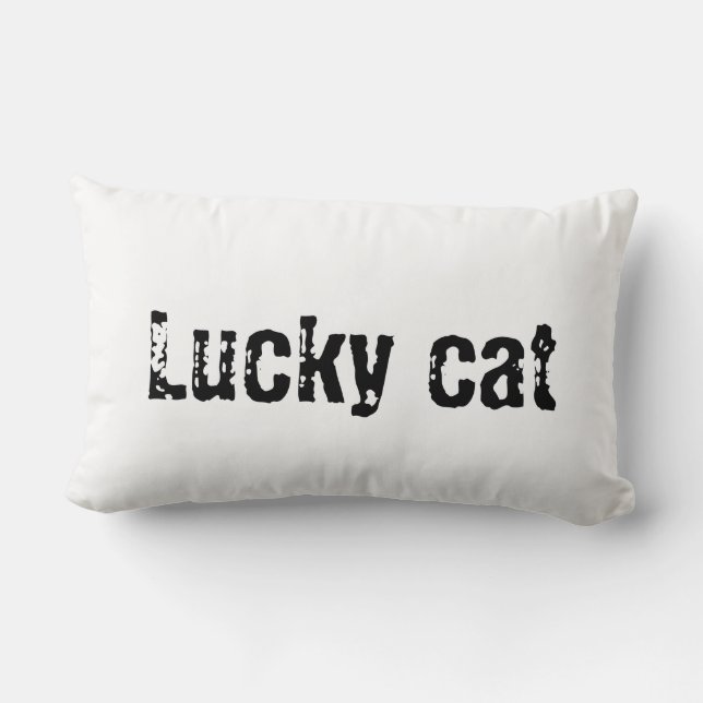 Lucky-Cat-Kissen Lendenkissen (Rückseite)
