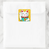 Lucky cat Maneki Neko Aufkleber (Tasche)