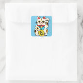 Lucky cat Maneki Neko Aufkleber (Tasche)