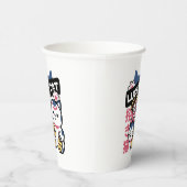 Lucky Cat Maneki Neko – Japanese Fortune Cat Pappbecher (Rechts)