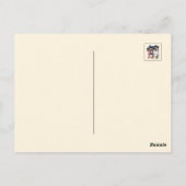 Lucky Cat Maneki Neko – Japanese Fortune Cat  Postkarte (Rückseite)