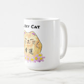 Lucky Cat (Maneki Neko) - "Lucky Cat" Kaffeetasse (VorderseiteRechts)