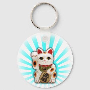 Lucky Cat (Maneki-neko) Schlüsselanhänger