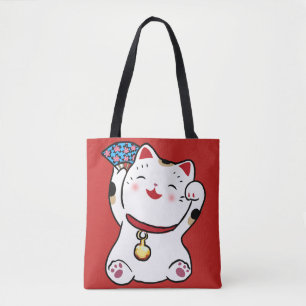 Lucky Cat Maneki Neko Tasche