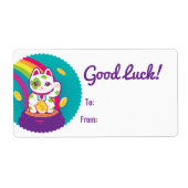 Lucky Cat Maneki Neko Viel Glück Pot of Gold (Vorne)