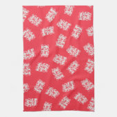 Lucky Cat (Manekineko), japanisches Design Geschirrtuch (Vertikal)