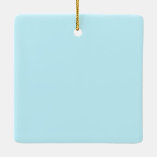 Lucky Cat Meow Keramikornament (Rückseite)