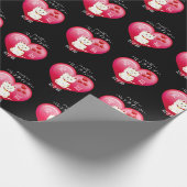 Lucky Cat mit Liebe Geschenkpapier (Ecke)