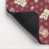 Lucky Cat Mouse Pad Mousepad (Ecke)