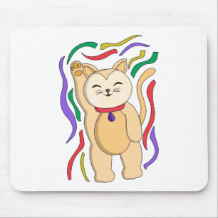 Lucky Cat Mousepad