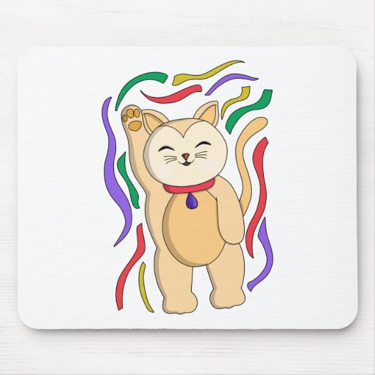 Lucky Cat Mousepad (Vorne)