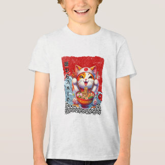 Lucky Cat Noodle Liebe Tri-Blend Shirt