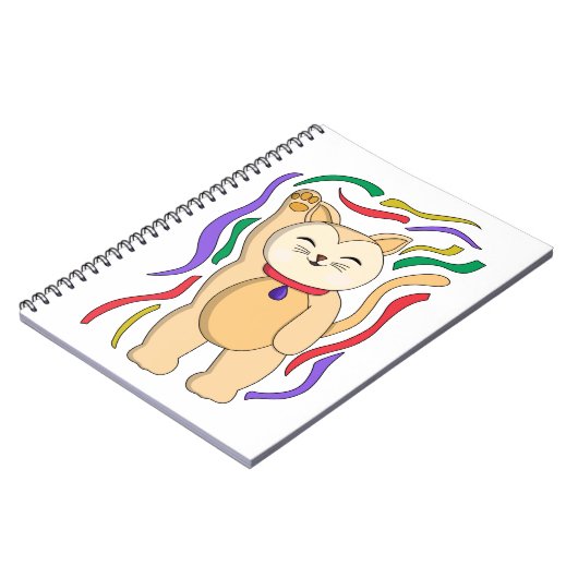 Lucky Cat Notizblock (Linke Seite)