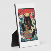 Lucky Cat Ramen Noodle Art Fotoplatte (Seite)