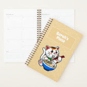 Lucky Cat Ramen Personalisiert Planer (Anzeige)
