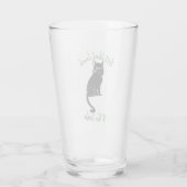 Lucky Cat Saint Patrick's Day Beer Glass Tumbler (Rückseite)
