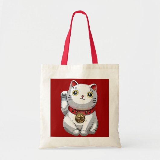 Lucky Cat Tragetasche (Vorne)