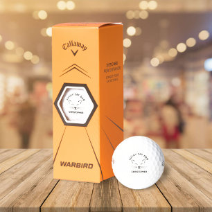 Lucky Cat Vater Personalisiert Golfball