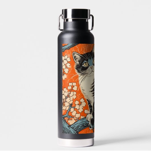 Lucky Cat Wasserflasche Trinkflasche (Vorne)