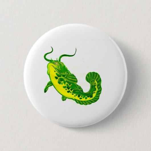 Lucky Catfish Button (Vorderseite)
