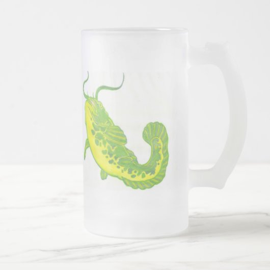 Lucky Catfish Mattglas Bierglas (Rechts)