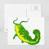 Lucky Catfish Postkarte (Vorne/Hinten)